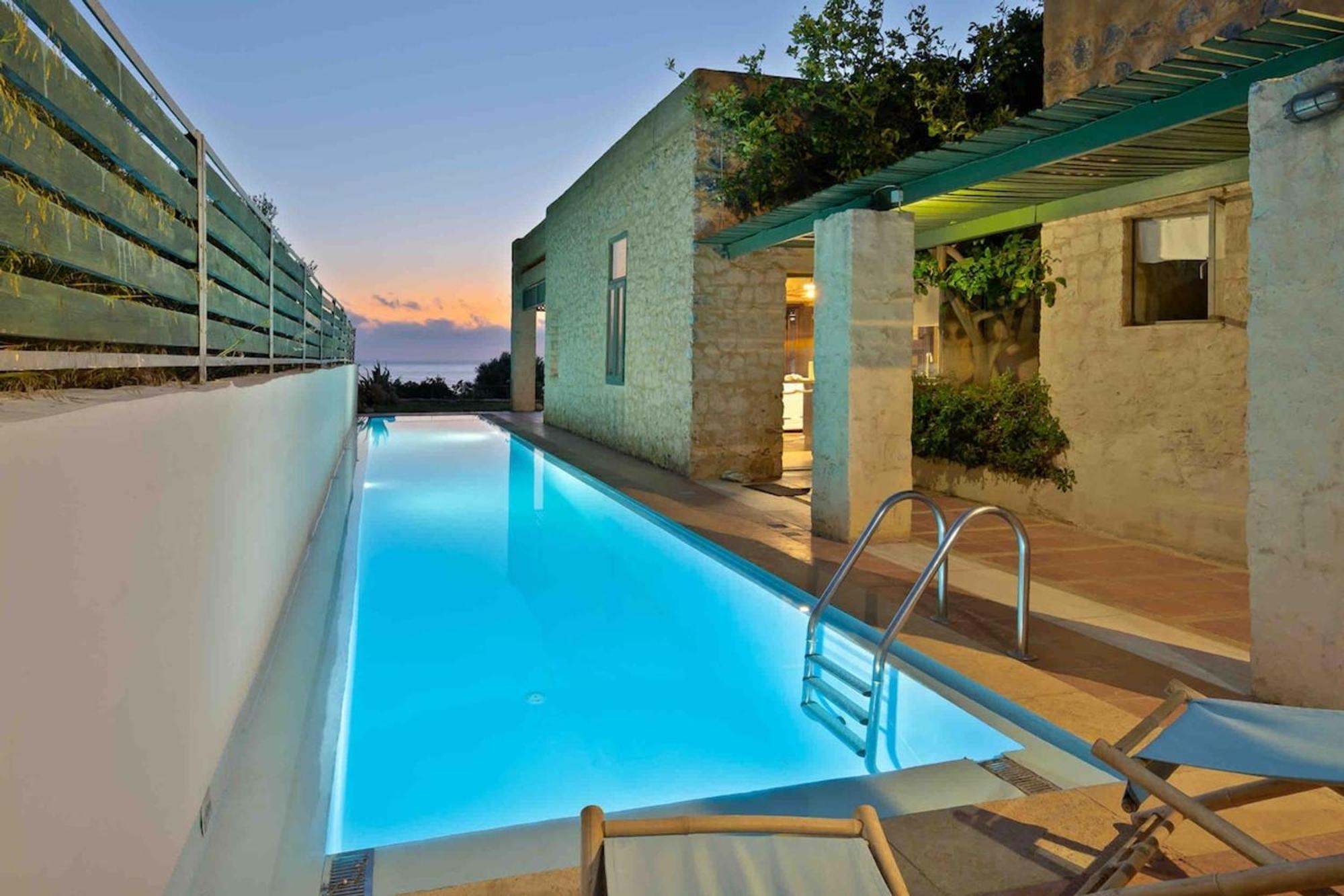 Villa Mediterranea, With Heated Pool Livadia  Exterior photo